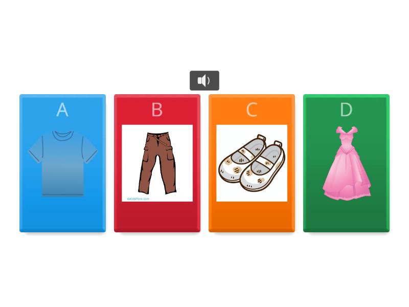 Super Safari 1 Unit 8 My clothes - Quiz