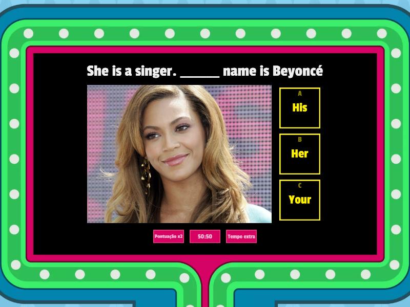 Possessive Adjectives (game show) - Game show de TV