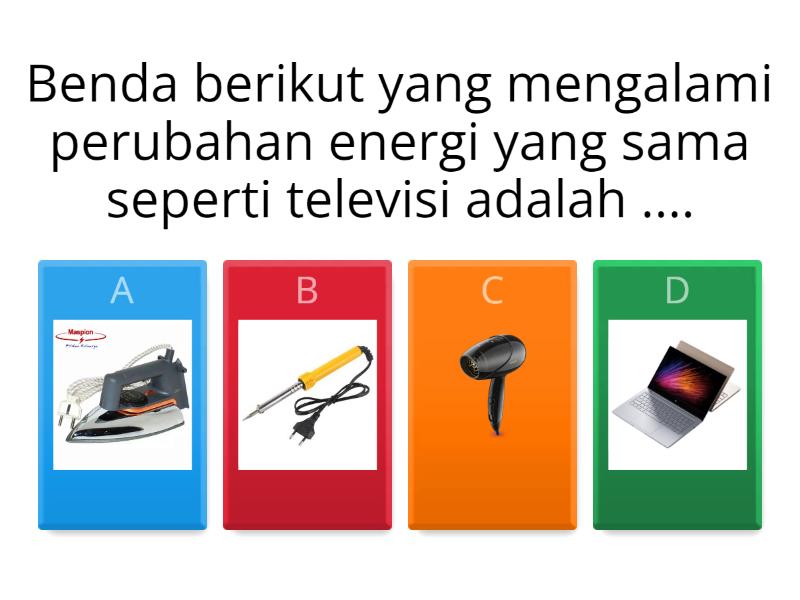 Perubahan Energi - Quiz