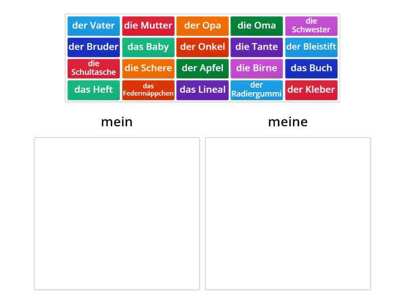 Meines Oder Meins