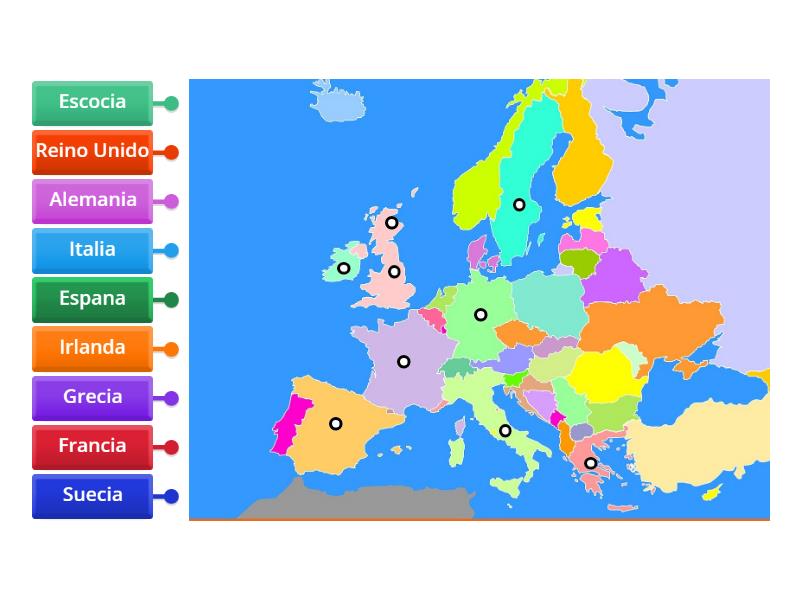 Mapa De Europa Labelled Diagram 9255