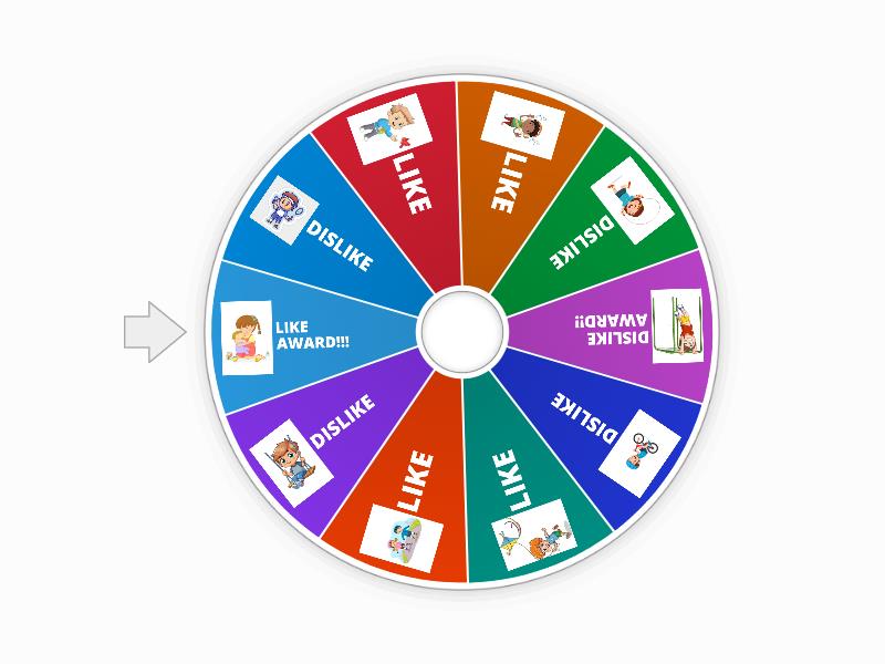 MAKE A SENTENCE WITH LIKES AND DISLIKES - Çarkıfelek