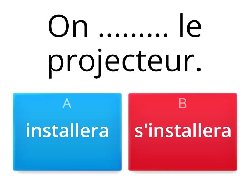 OF 22 Les Verbes Pronominaux Et Non Pronominaux - Quiz