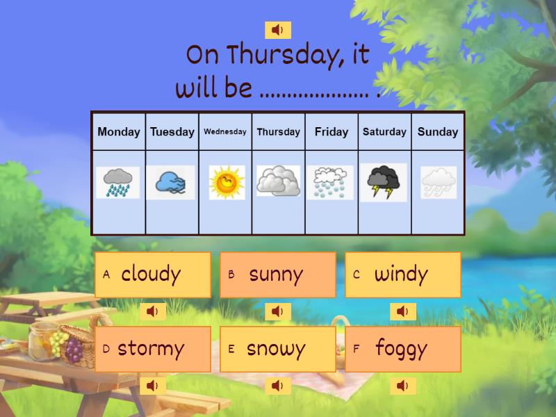 Weather 1.1 - Quiz