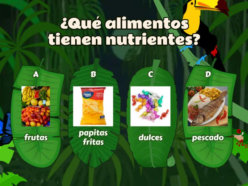 Indagamos Sobre Los Nutrientes De Los Alimentos 2° Grado Quiz 9955