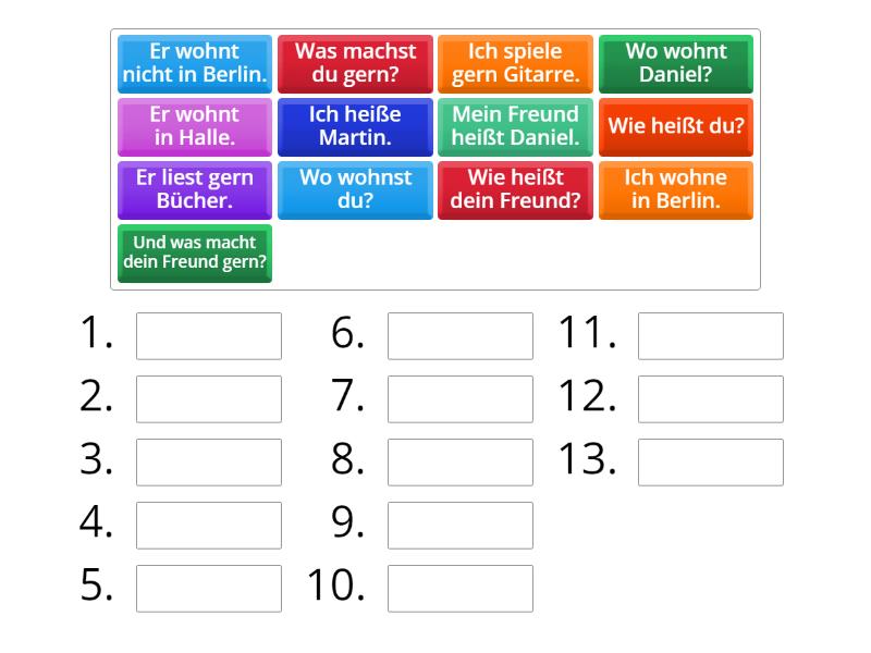 W-Fragen - 1 - Rank order