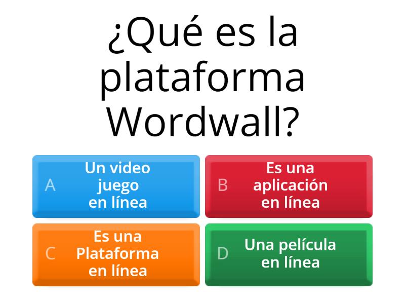 Quiz Wordwall - Cuestionario