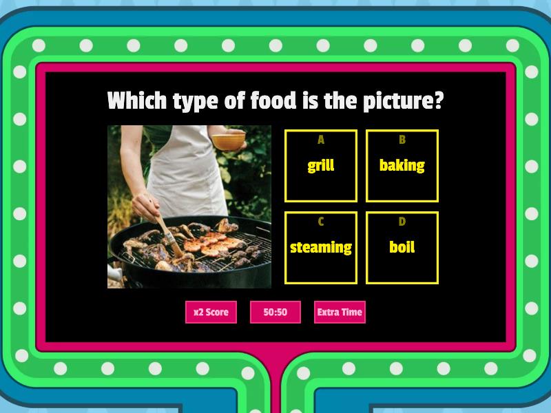 Types of cooking - Gameshow quiz