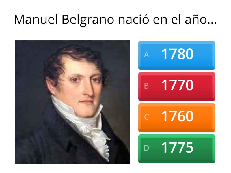 3_Biografía De Manuel Belgrano - Quiz