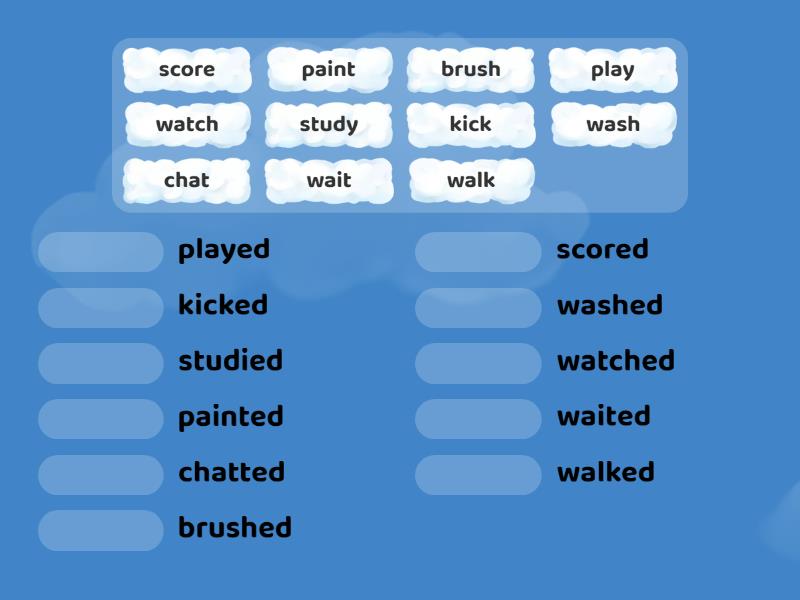 Past Verbs - Match up