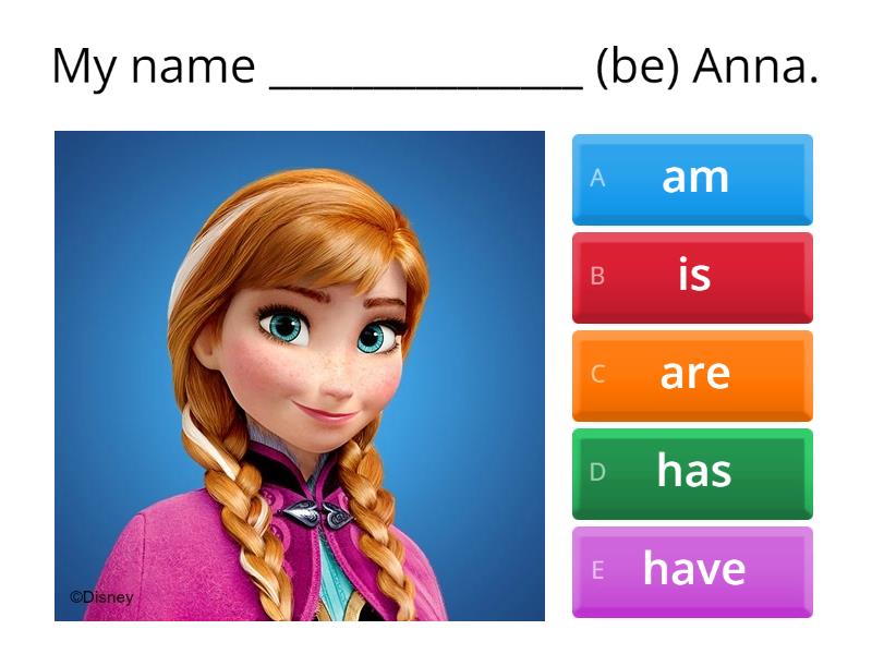 2nd term Unit 1: is / am / are / has / have (1) - Quiz