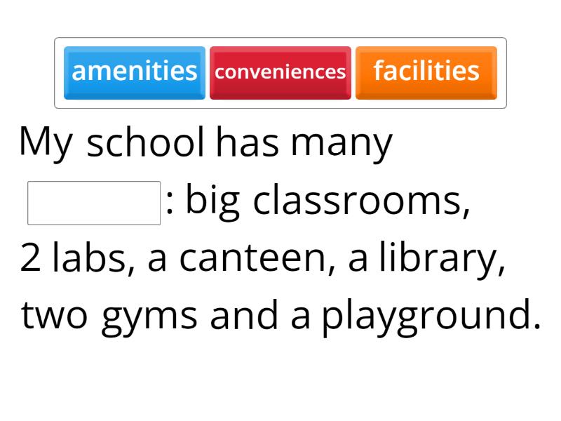 Education Vocabulary 1 Complete the sentence