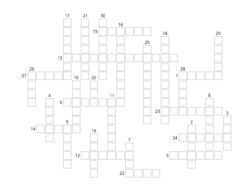 chapter-3-word-list-crossword