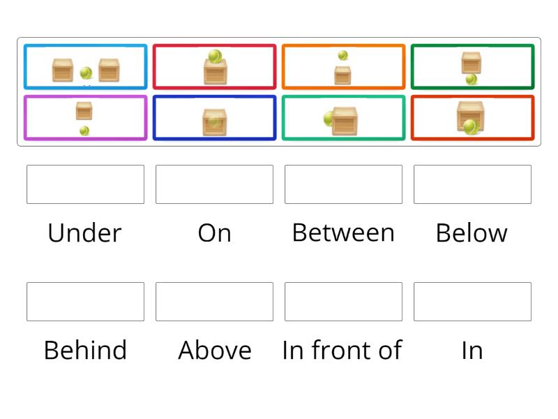 Prepositions Quiz - Match up