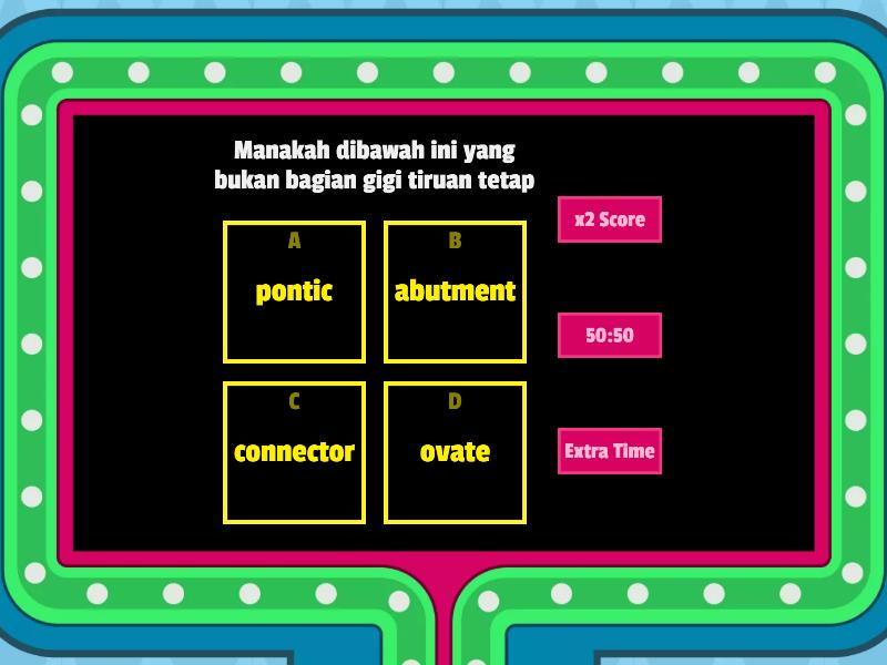 Tebak tebak beruntung - Gameshow quiz