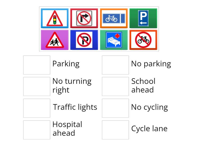 Road signs - Match up