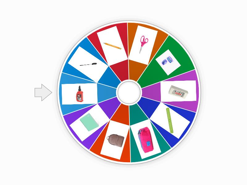 What is this? Classroom Objects - Spin the wheel