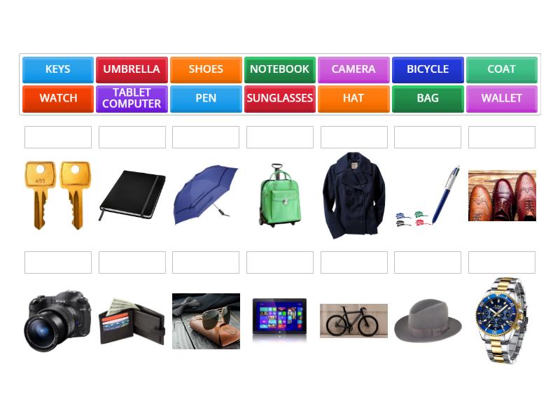 Everyday Items Match Up