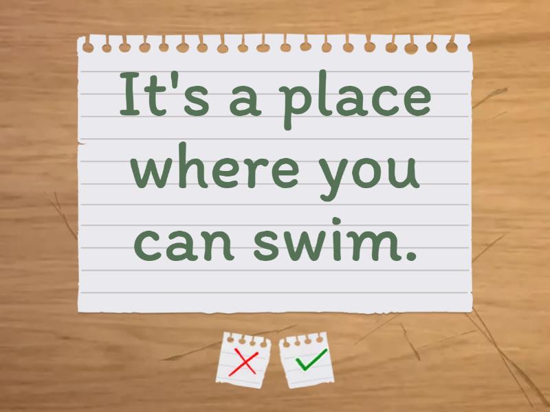 Around town riddles - Flash cards