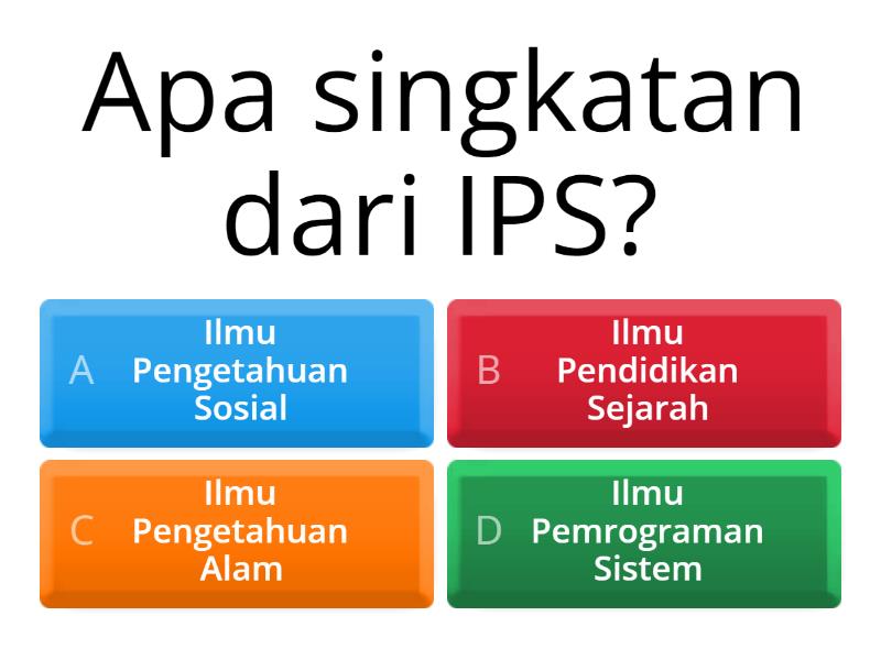 Understanding IPS and Social Sciences - Quiz