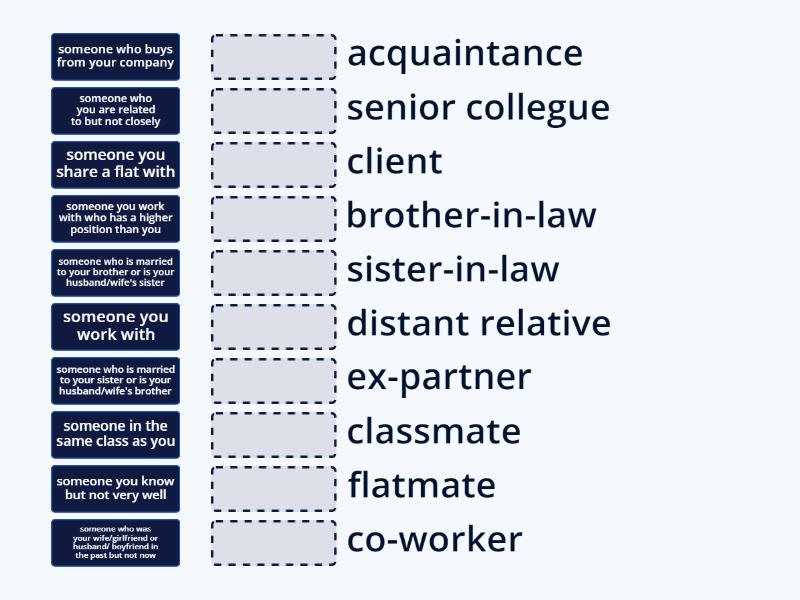 Roadmap B2 7C vocabulary - Match up