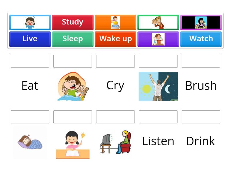 VERBS - Match up