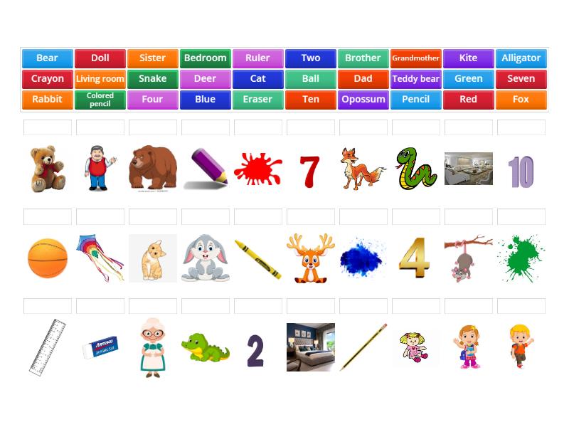 Ingles Une las parejas