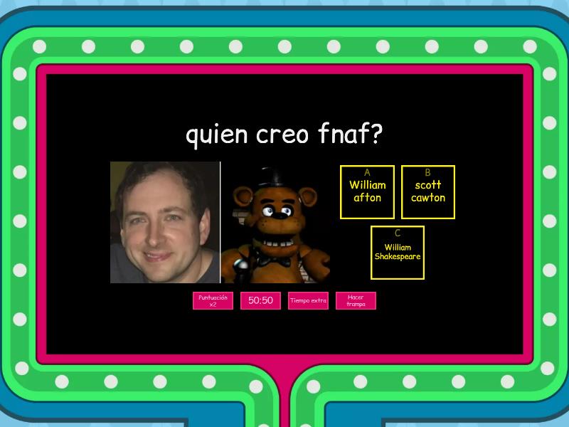 Quiz De Fnaf - Gameshow Quiz