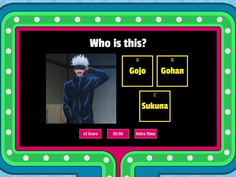 Anime Characters Quiz Mode Gameshow Quiz