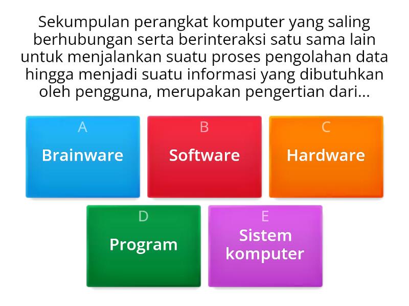 Soal Sistem Komputer - Quiz