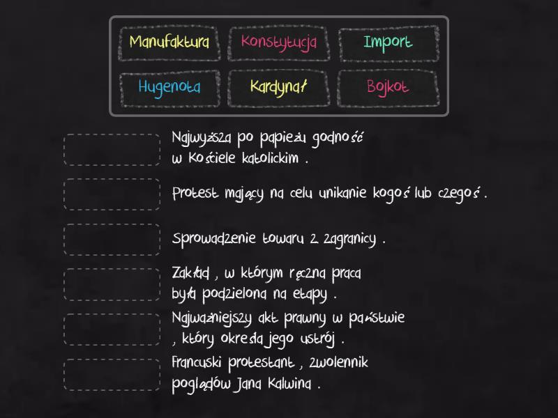 Od Absolutyzmu Do Republiki Sprawdzian Klasa 6 Od absolutyzmu do republiki . - Match up