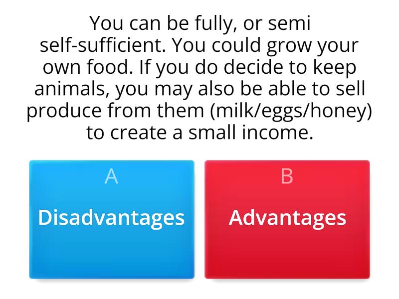 Advantages And Disadvantages Of Rural Living - Quiz