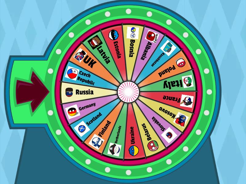 countryball wheel europe finals - Random wheel