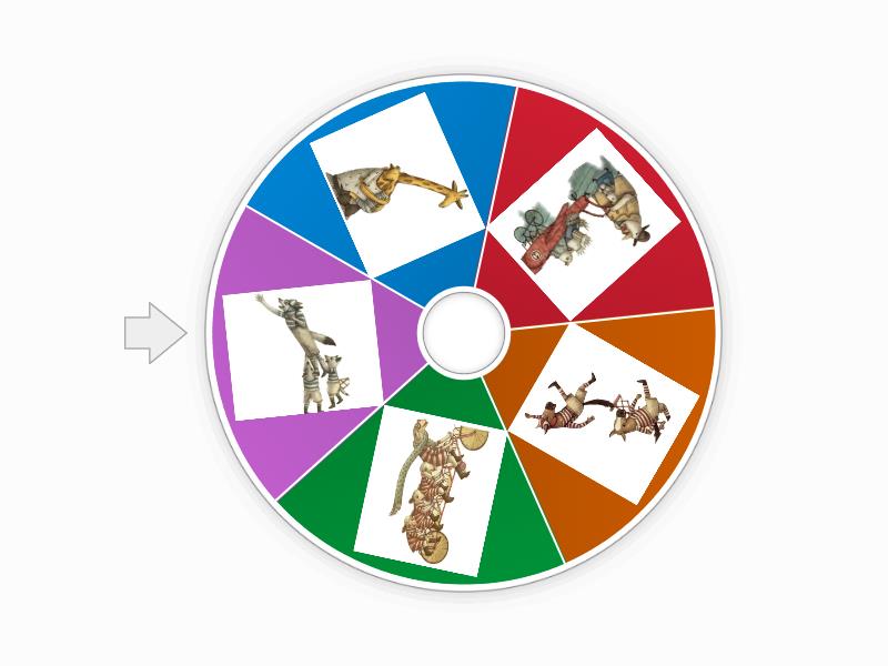 Gira la rueda para ver que animal aparece - Spin the wheel