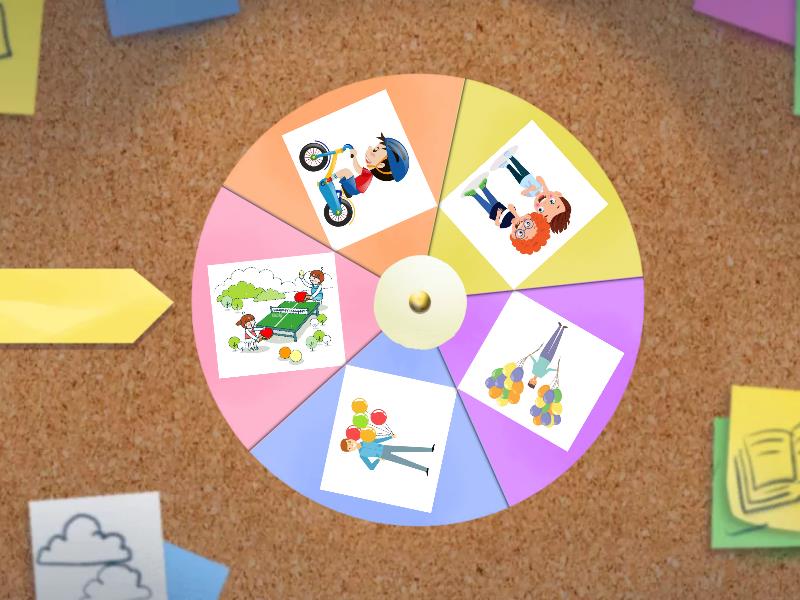 English (DROP) - Spin the wheel