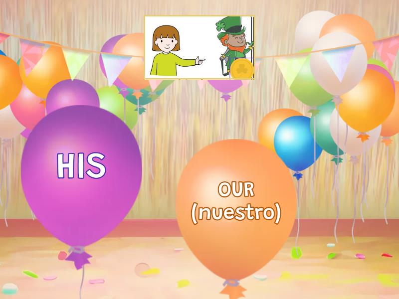 FER HIS/HER/THEIR/OUR - Fruta voladora