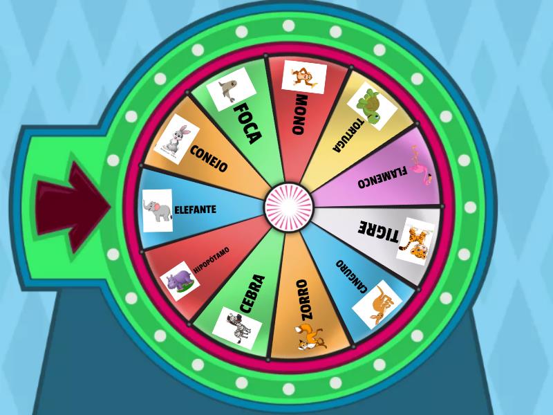 RULETA DE ANIMALES - Random wheel