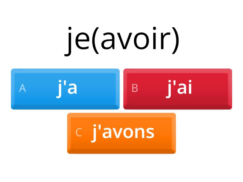 avoir - Quiz