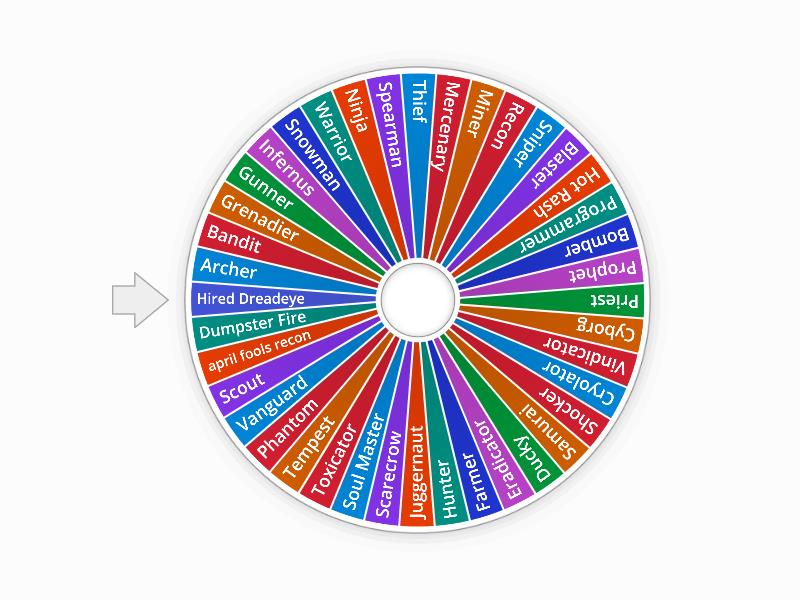 CTD Random tower wheel - Rueda aleatoria