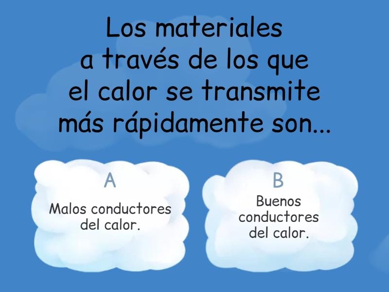 Buenos y malos conductores del Calor - Questionário
