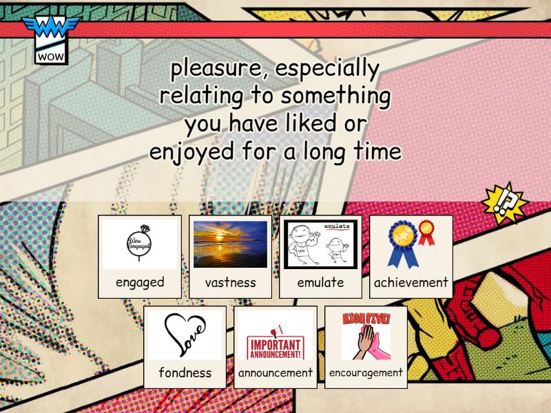 Letterland Unit 28 Vocabulary Words Grade 3 - Find the match