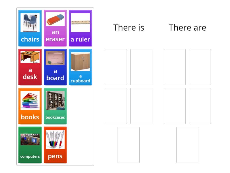 There is / There are - Group sort