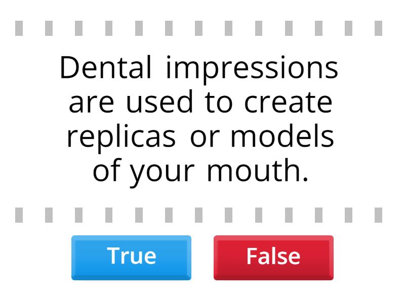 Impressions 1 - True or false