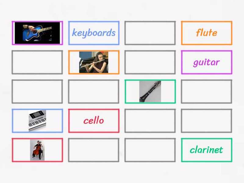 2C vocab - Matching pairs