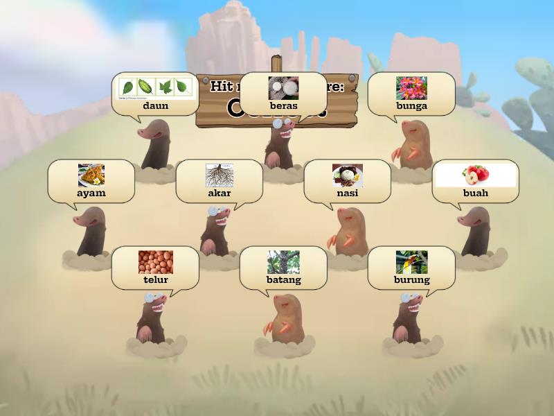 Bagian-bagian Tumbuh han - Whack-a-mole