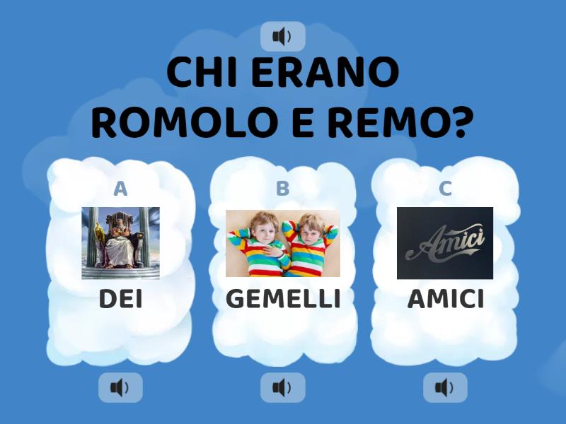 LA LEGGENDA DI ROMOLO E REMO - Quiz