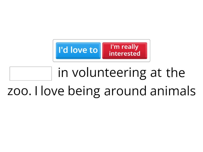 Fill in the blank with the right gambit expressions from the choices