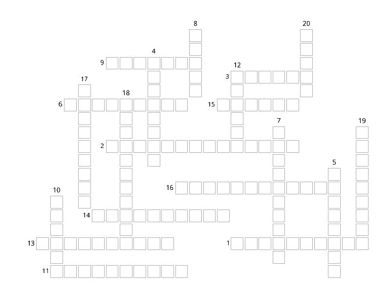 Fame Unit 12 Crossword