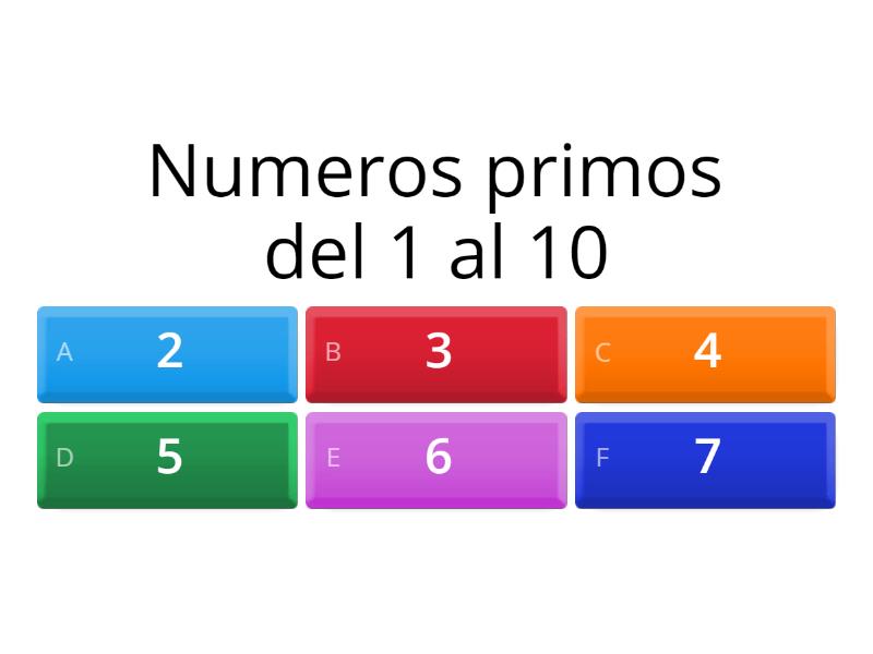 Numeros Primos - Quiz