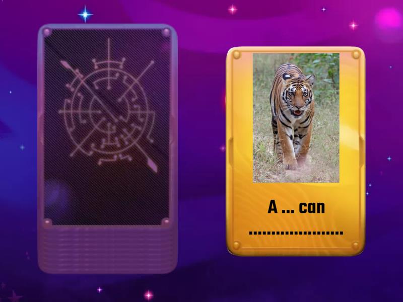 Jump, fly, swim , run, walk - Random cards